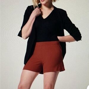 SPANX On-The-Go pull on shorts in Bronze